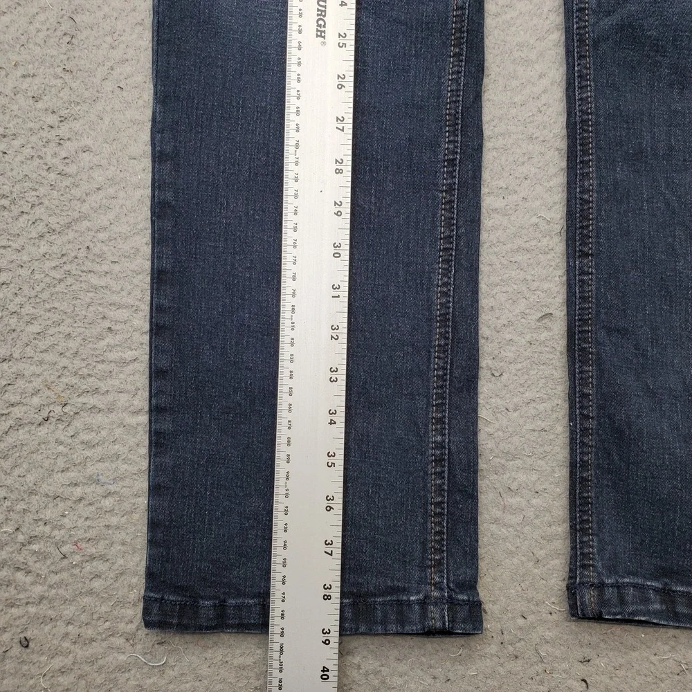 Urban Star Jeans Mens 34x30 Blue Premium Denim Stretch Flat Front Straight Leg